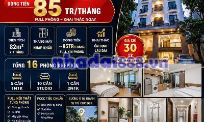 Tòa chdv dòng tiền 85tr mỗi tháng tại Ngã Tư Sở 